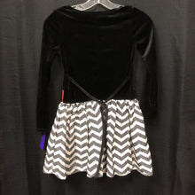 Load image into Gallery viewer, Chevron Skirt Bow Dress
