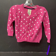 Load image into Gallery viewer, Polka dot button sweater
