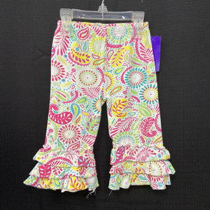 Paisley pattern crop leggings