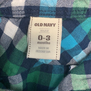 Plaid button down shirt