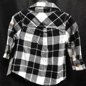 Plaid button down shirt