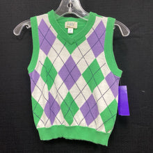 Load image into Gallery viewer, Argyle Sweater Vest
