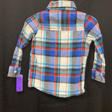 Load image into Gallery viewer, Plaid Button Down Shirt
