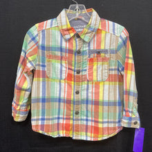 Load image into Gallery viewer, Plaid Button Down Shirt
