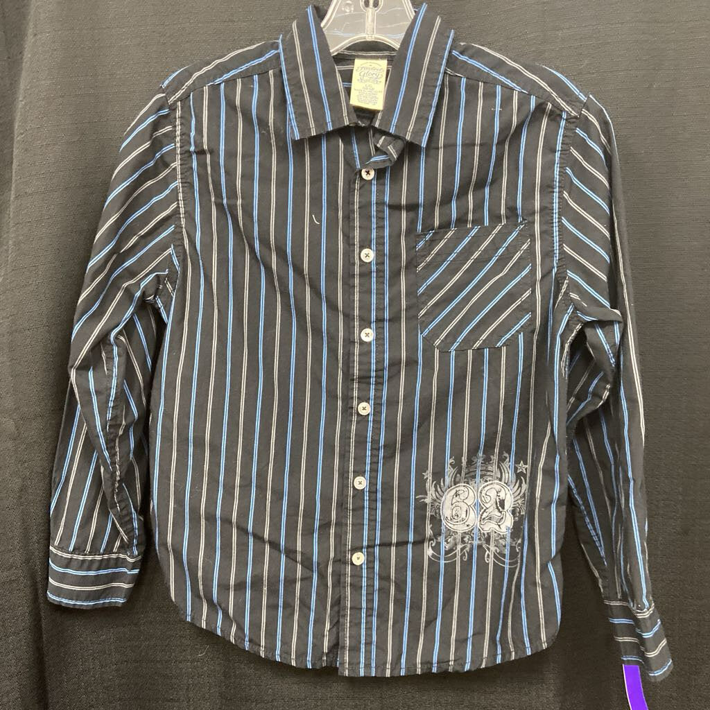 Striped Button Down Shirt
