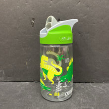 Load image into Gallery viewer, Dinosaur Flip Top Water Bottle
