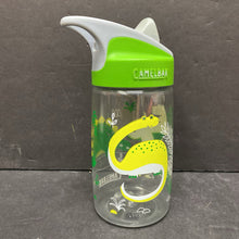 Load image into Gallery viewer, Dinosaur Flip Top Water Bottle
