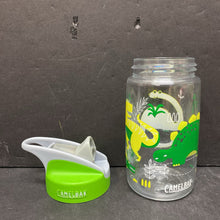 Load image into Gallery viewer, Dinosaur Flip Top Water Bottle
