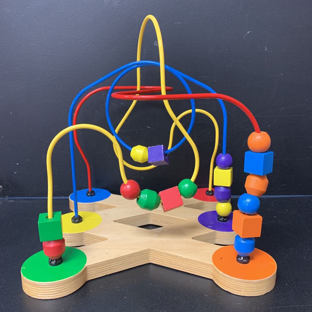 Wooden Abacus Bead Maze