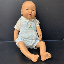 Load image into Gallery viewer, Reborn Baby Doll n Striped Outfit 1998 Vintage Collectible (Diana)
