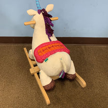 Load image into Gallery viewer, B. Dilly Dally Rodeo Unicorn Rocker Ride On
