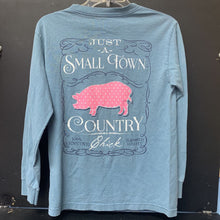 Load image into Gallery viewer, &quot;Just a Small Town Country Chick&quot; Pig Shirt
