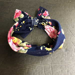 Flower Bow Headband