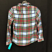 Load image into Gallery viewer, plaid button down top
