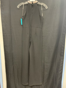 sleeveless diamond studded jumpsuit