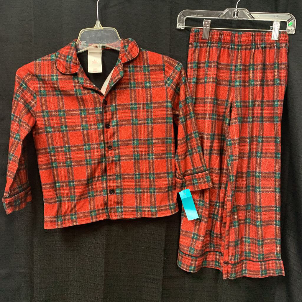 2pc plaid christmas sleepwear