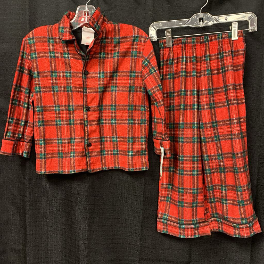 2pc plaid christmas sleepwear