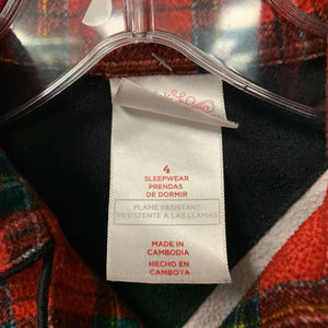 2pc plaid christmas sleepwear