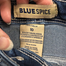 Load image into Gallery viewer, denim studded pants
