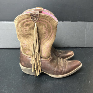 Girls Fringe Cowboy Boots