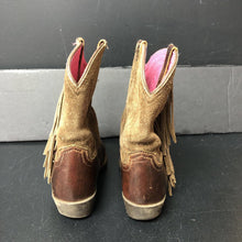 Load image into Gallery viewer, Girls Fringe Cowboy Boots
