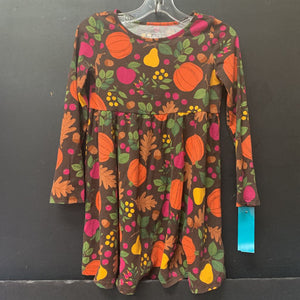 pumpkin & acorn thanksgiving dress