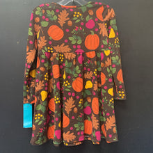 Load image into Gallery viewer, pumpkin &amp; acorn thanksgiving dress
