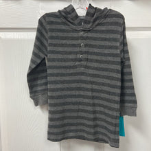 Load image into Gallery viewer, striped hooded shirt
