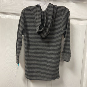 striped hooded shirt