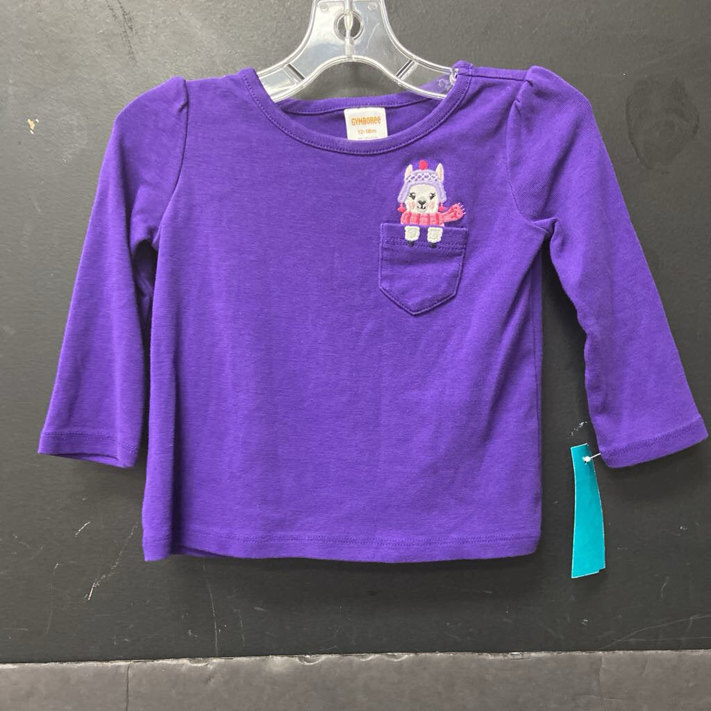 Llama pocket top