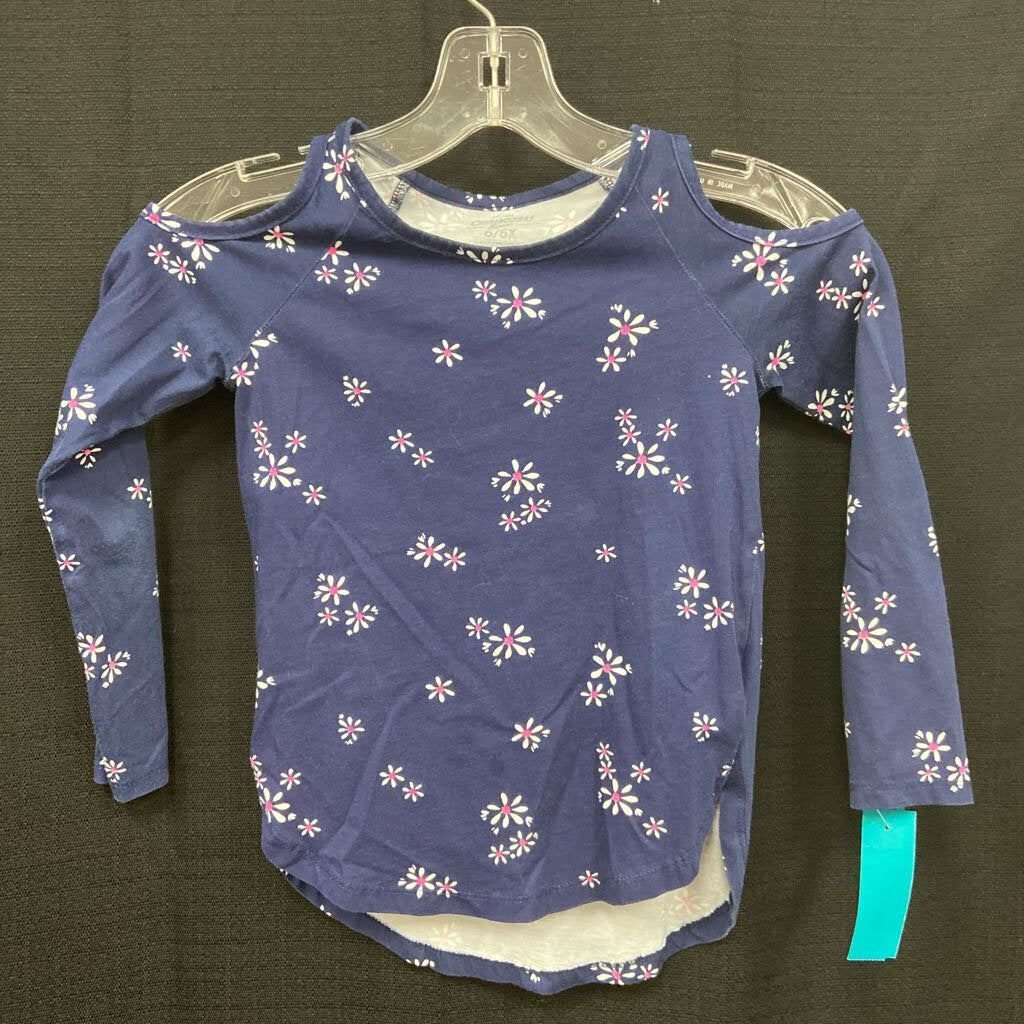 flower off shoulder top