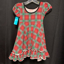 Load image into Gallery viewer, Plaid christmas dress (Tiny tiny kids)
