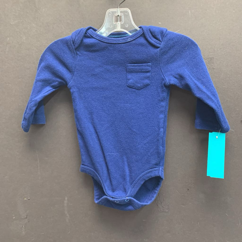 Solid pocket onesie