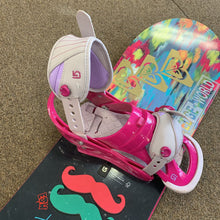 Load image into Gallery viewer, "Edge of the World" Paint Splatter Kids 125 Snowboard
