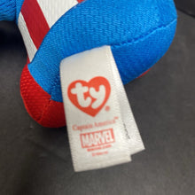 Load image into Gallery viewer, TY Captain American Beanie Baby
