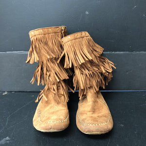 Girls Fringe Winter Boots