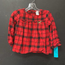 Load image into Gallery viewer, Plaid Bow Top
