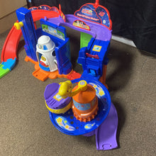 Load image into Gallery viewer, Blast Off Space Station Car Raceway Track w/Rocket Battery Operated
