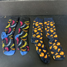 Load image into Gallery viewer, Boys 2pk Pizza &amp; Banana Socks
