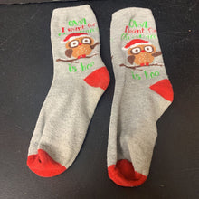 Load image into Gallery viewer, Girls Owl Christmas Socks
