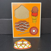 Load image into Gallery viewer, 4pc Wooden Favorite Dessert Puzzle 1983 Vintage Collectible

