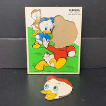 Load image into Gallery viewer, 10pc Playskool Wooden Huey, Dewey, &amp; Louie Puzzle
