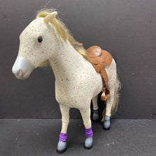 Load image into Gallery viewer, Poseable Horse w/Saddle for 18" Doll
