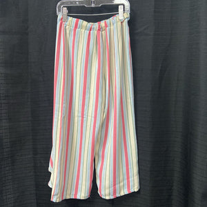 striped flowy pants