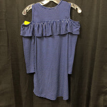 Load image into Gallery viewer, Cold shoulder Striped tunic
