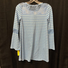 Load image into Gallery viewer, Striped lace tunic
