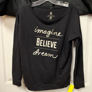 "Imagine believe dream" top (B Bops)