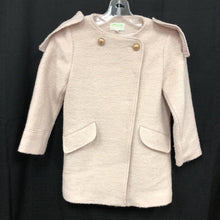 Load image into Gallery viewer, girl winter button pea coat jacket
