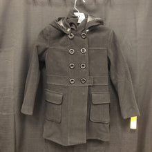 Load image into Gallery viewer, girl winter button pea coat jacket
