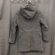 Load image into Gallery viewer, girl winter button pea coat jacket
